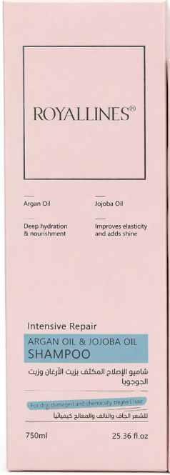 Royallines - Argan & Jojoba Intensive Repair Shampoo 750Ml