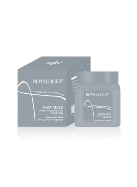 Royallines - Protein & Hyaluronic Acid Smooth And Silky Hair Mask 800Ml