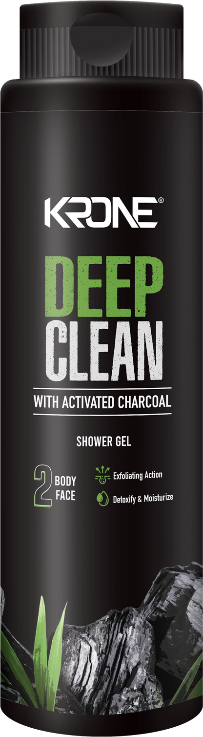 KRONE Deep Clean Charcoal Shower Gel 600ml