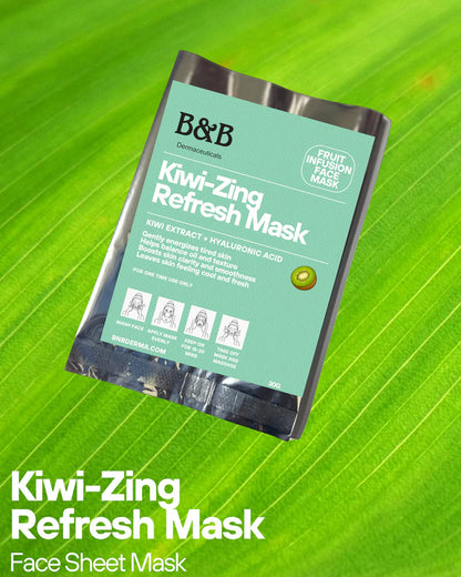 B&B Derma - Kiwi-Zing Refresh Mask