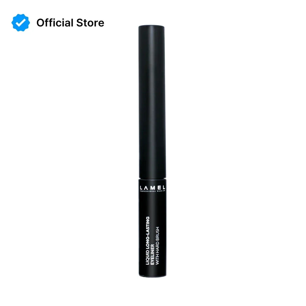 Lamel - Liquid Long-Lasting Eyeliner With Hard Brush - 402 Graphite Black