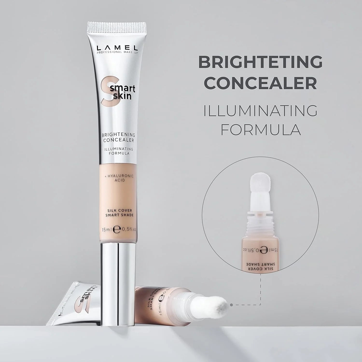 Lamel - Smart Skin Brightening Concealer - 402 Natural Beige