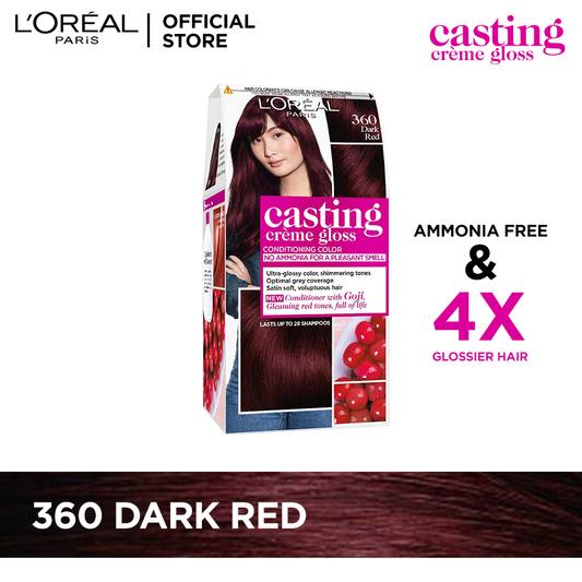 L'Oreal Casting Creme Gloss Hair Color 360 Dark Red