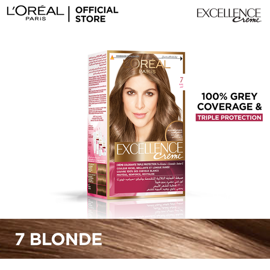 L'Oreal Paris Excellence Creme - 7 Blonde Hair Color
