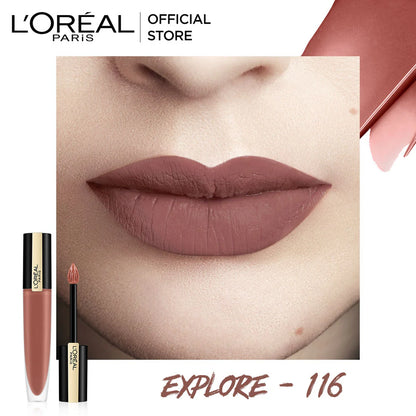 L'Oreal Paris - Rouge Signature Matte Lipstick - 116 I Explore