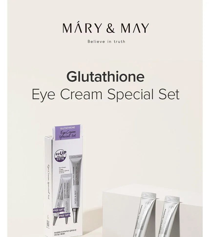Mary & May - Glutathione Eye Cream Special Set (30g+12g x2)