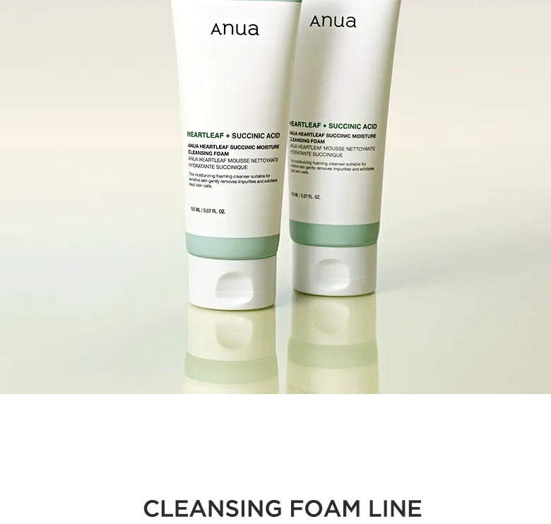 Anua - Heartleaf Succinic Moisture Cleansing Foam 150ml