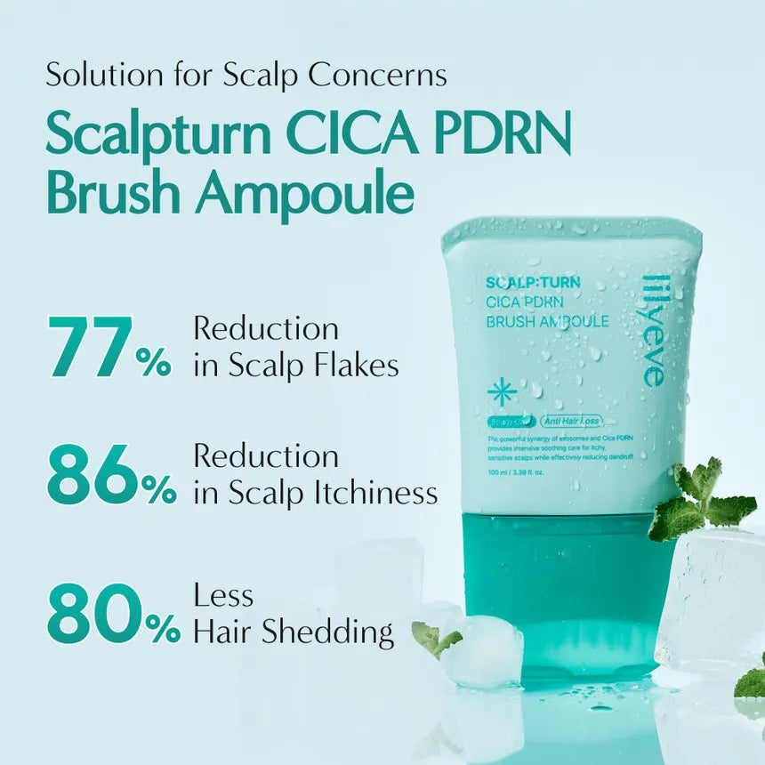 Lilyeve - Scalp Turn Cica PDRN Brush Ampoule Mini - 30ml