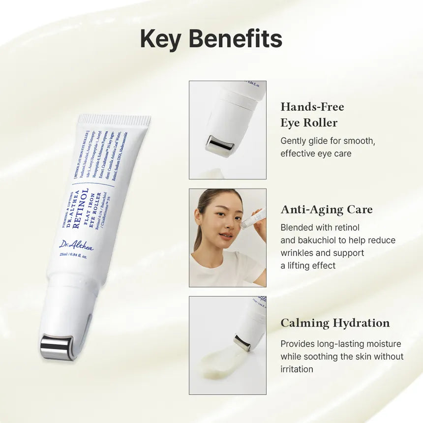 Dr.Althea - Retinol Flat Iron Eye Roller - 25ml