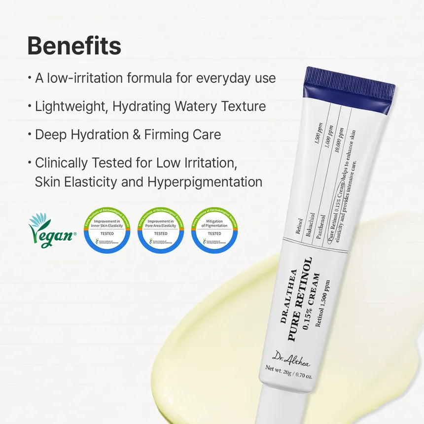 Dr.Althea - Pure Retinol 0.15% Cream - 20g