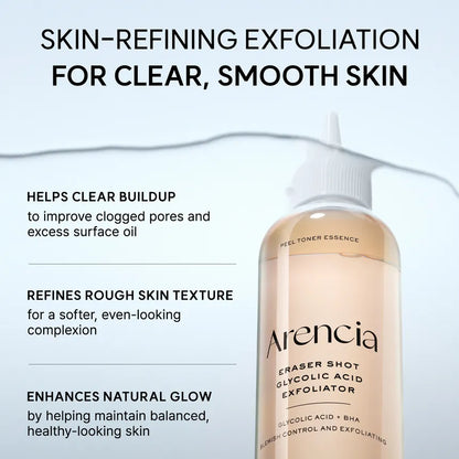 Arencia - Eraser Shot Glycolic Acid Exfoliator 200ml