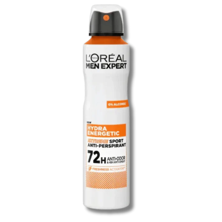L'Oreal Men Expert 72H A/P Deodorant Spray Hydra Energetic Extreme Sport 250Ml