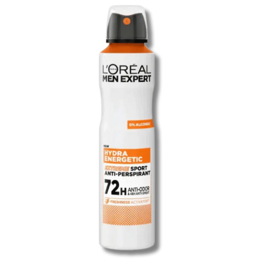 L'Oreal Men Expert 72H A/P Deodorant Spray Hydra Energetic Extreme Sport 250Ml