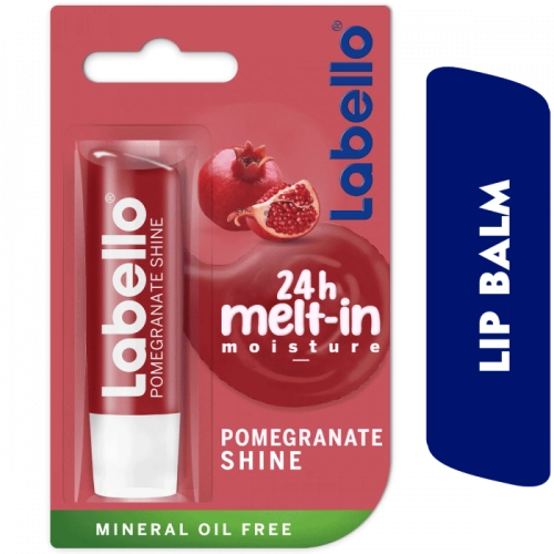 Labello - Lip Balm Pomegranate Shine 4.8Gm