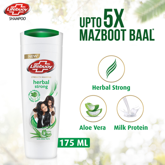 Lifebuoy Shampoo Herbal Strong 175Ml