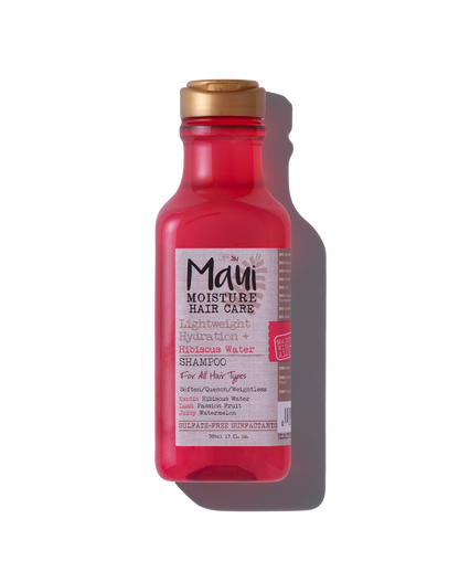 Maui Moisture Shampoo Lightweight+Hydration+Hibiscus Water 13Oz/385ML