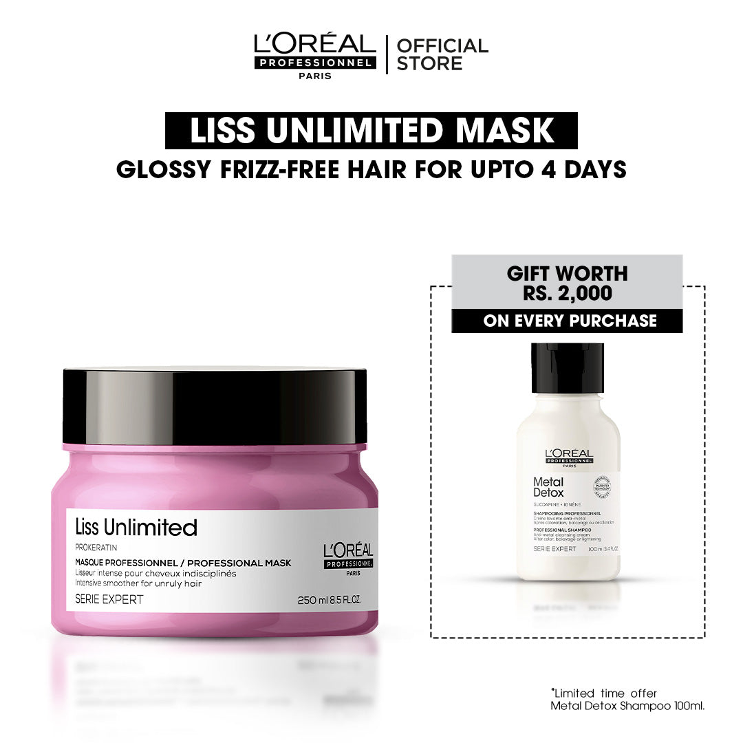 L'Oreal Professional - Serie Expert Liss Unlimited Mask 250 ML - For Frizzy & Unruly Hair