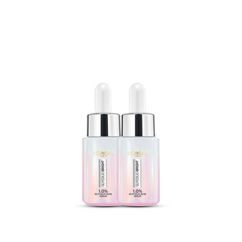 Bundle - Pack of 2 L'Oreal Paris Glycolic Bright Instant Glowing Face Serum 15Ml