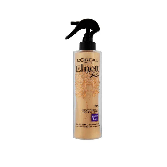 L'Oreal - Elnett Satin Heat Protect Styling Hair Spray 170Ml