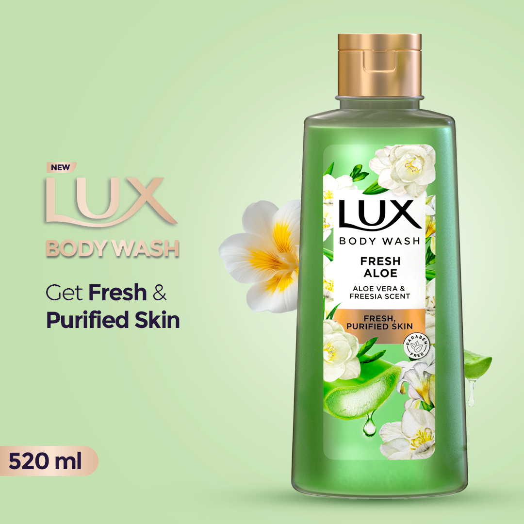 Lux Body Wash Fresh Aloe - 520Ml