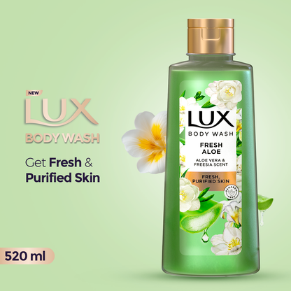 Lux Body Wash Fresh Aloe - 520Ml