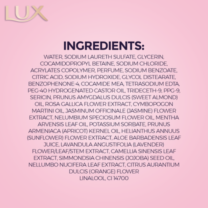 Lux - Rose Bodywash Bottle - 250ml