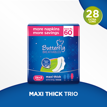 Butterfly - Maxi Breathable Sanitary Pads