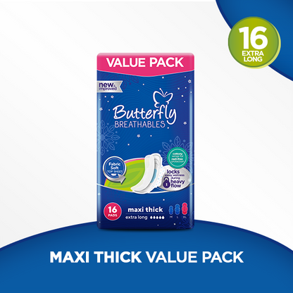 Butterfly - Maxi Breathable Sanitary Pads