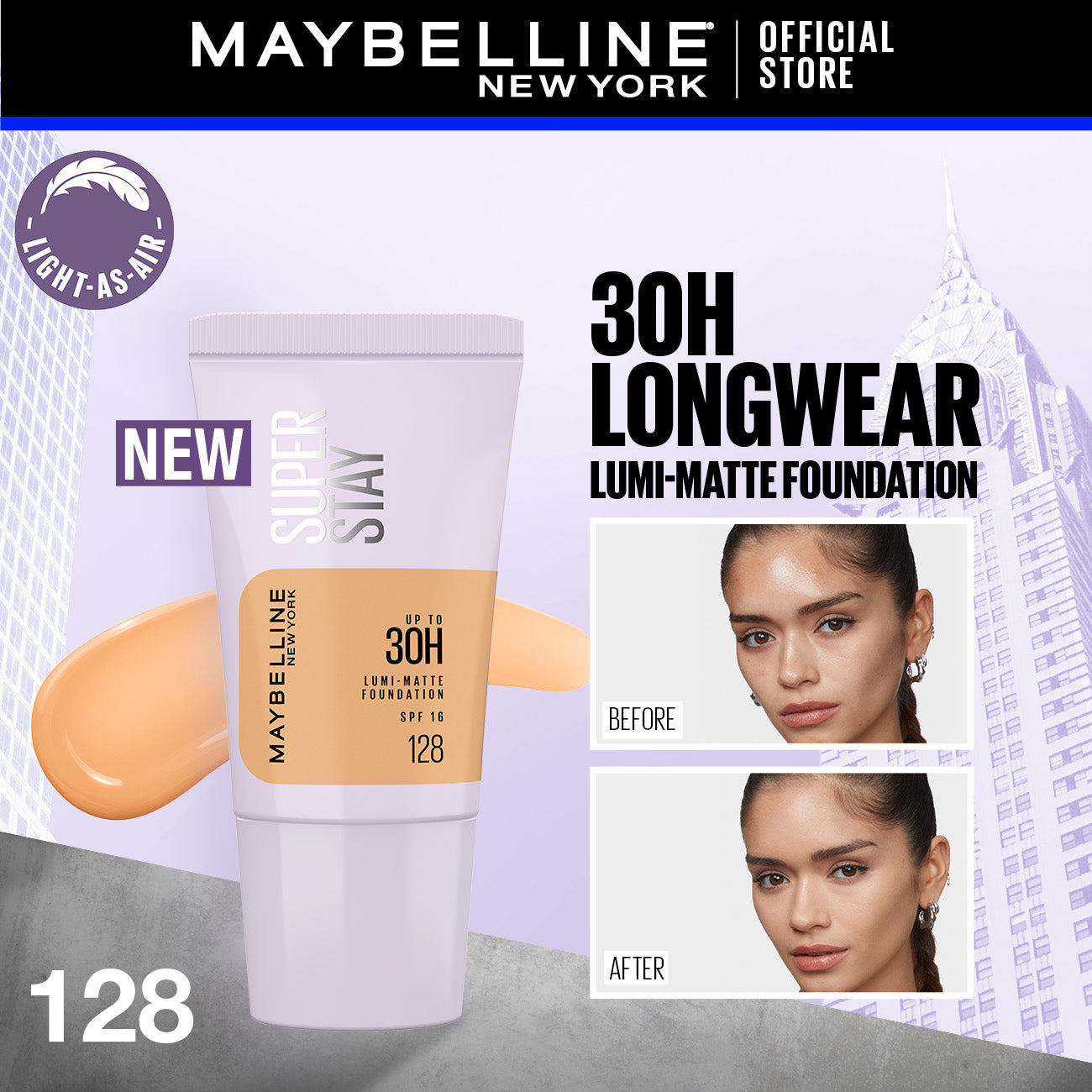 Maybelline - New York Superstay Lumi Matte Liquid Foundation 18ML