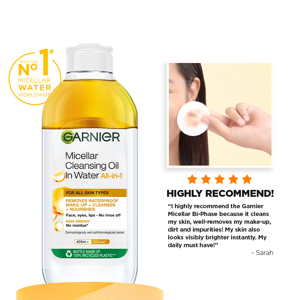 Garnier - Micellar Oil All In 1 Cleansing Water - 125Ml