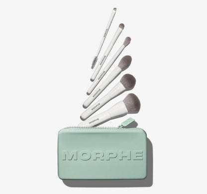 Morphe Travel Brush Set - Along For The Glide - 6 pcs