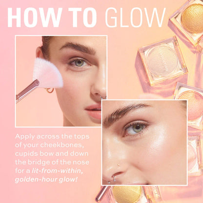 Makeup Revolution - Beam Bright Highlighter Rose Lustre