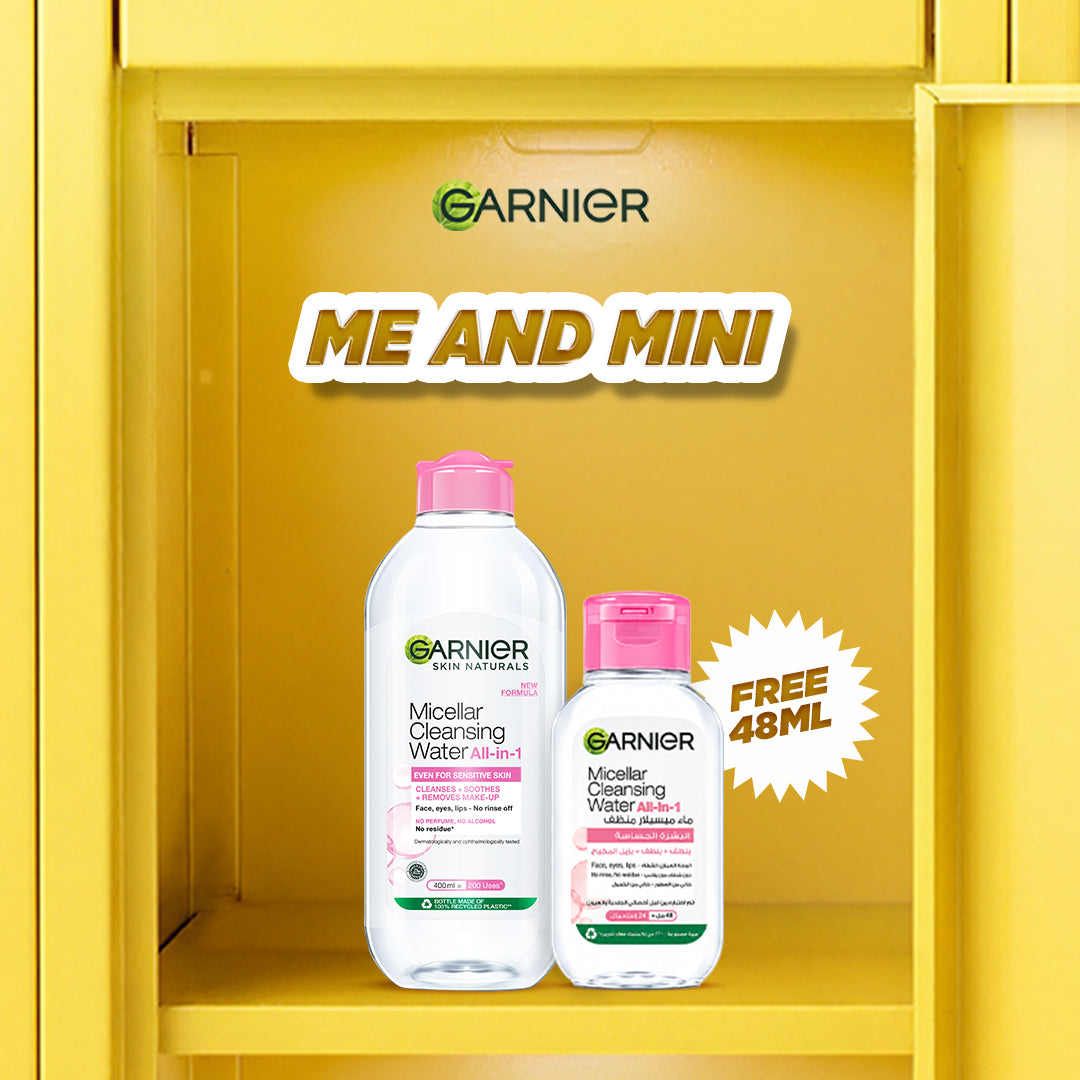 Garnier Micellar 400Ml + Garnier Micellar Water 48Ml