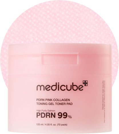Medicube - PDRN Pink Collagen Toning Gel Toner Pad 120ml (70pcs)