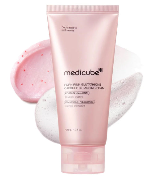 Medicube - PDRN Pink Glutathione Capsule Cleansing Foam - 120g