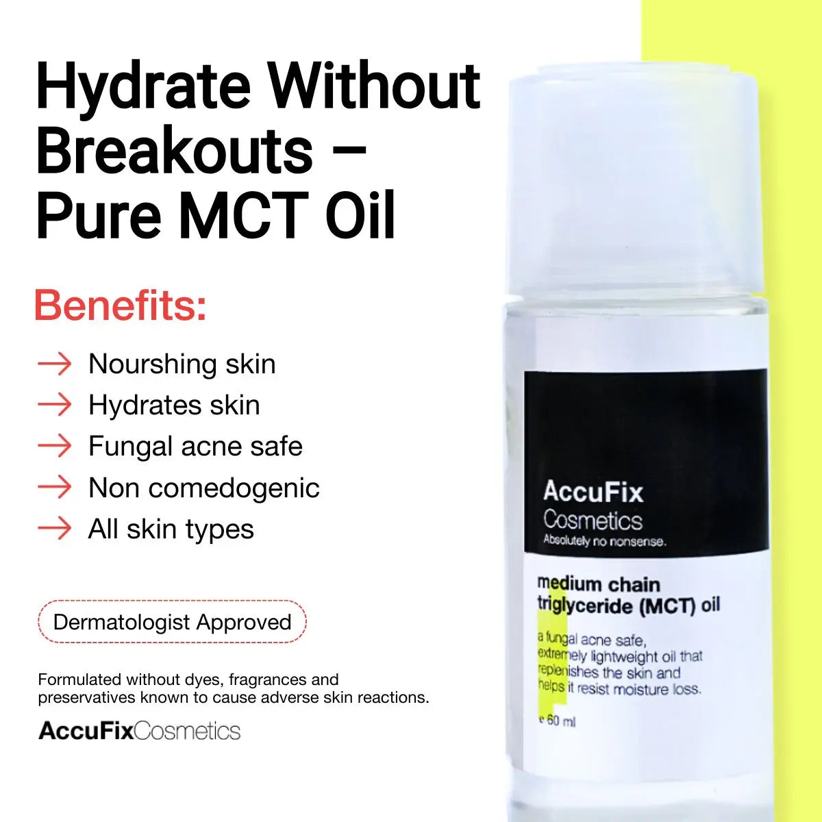Benefits of AccuFix's MCT oil
