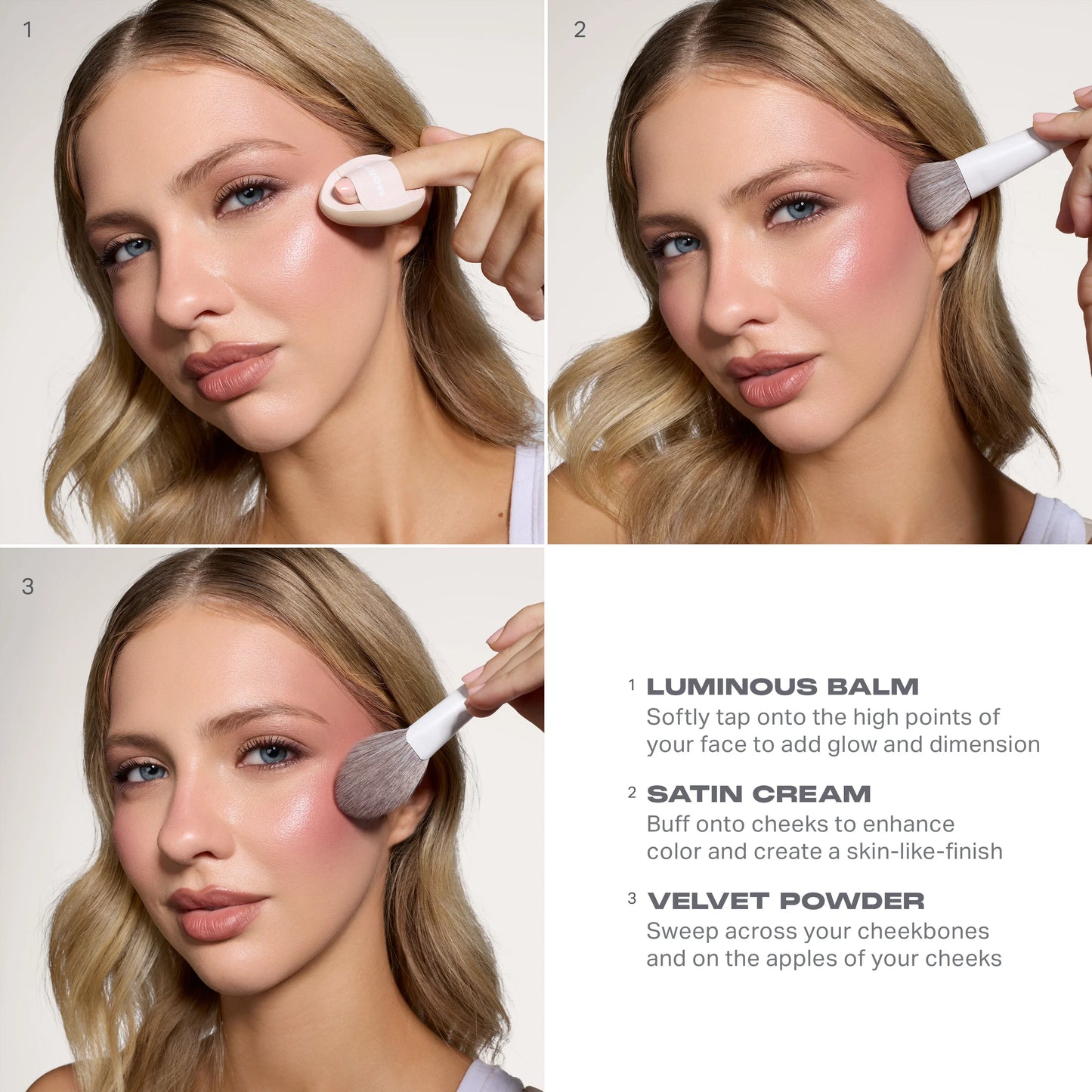 Morphe Cheek Thrills Multi-Finish Face Trio - After Party