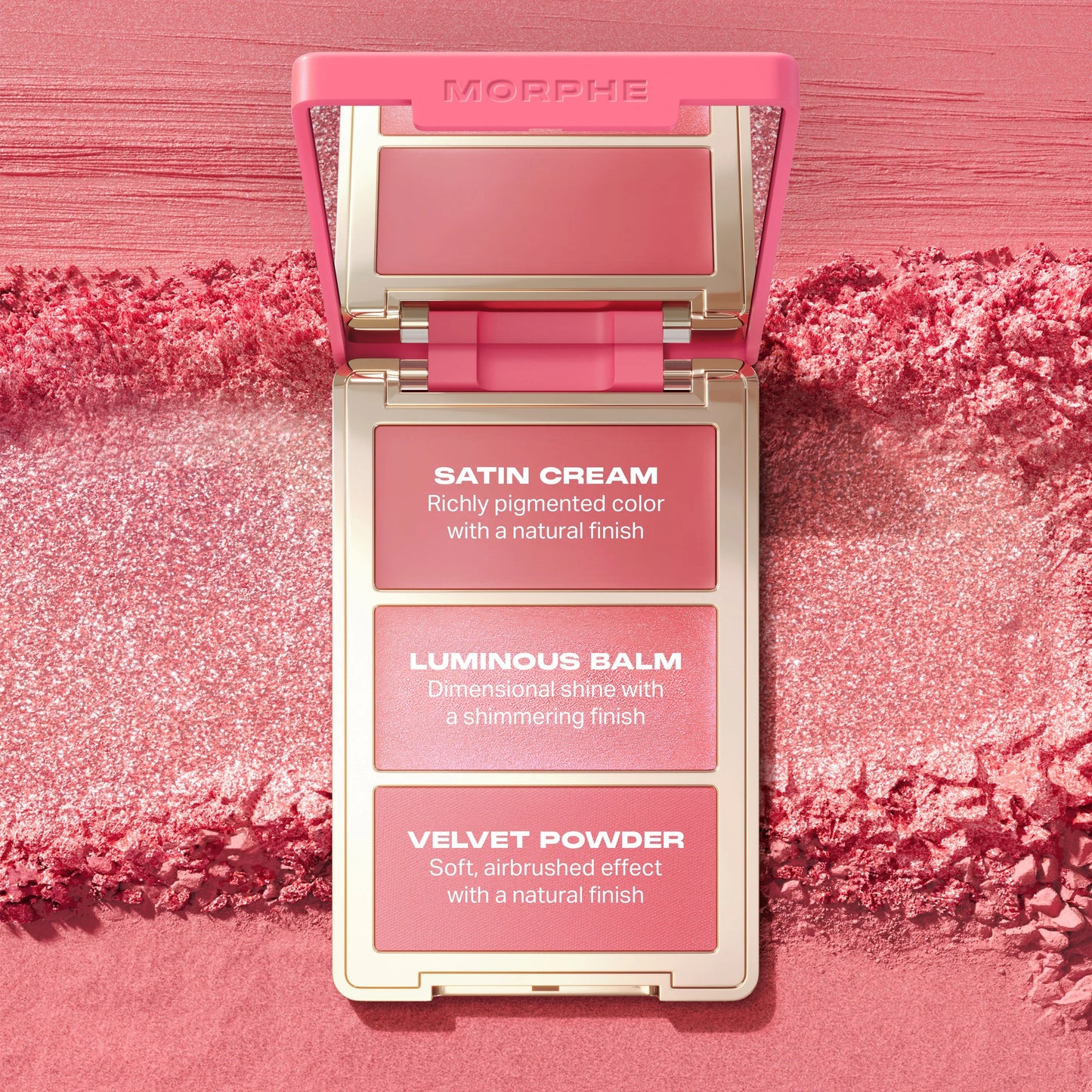Morphe Cheek Thrills Multi-Finish Face Trio - After Party