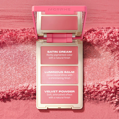 Morphe Cheek Thrills Multi-Finish Face Trio - After Party