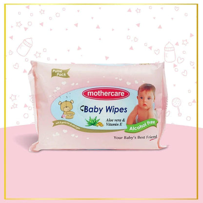 Mothercare - Baby Wipes Purse Pack - Pink