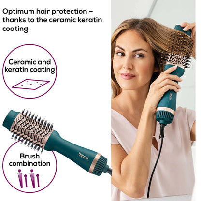 Beurer - 2 in 1 Volumising Hair Dryer Brush - HC 45