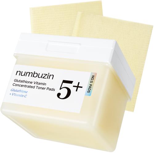 Numbuzin No.5 Glutathione Vitamin Concentrated Toner Pad - 70 Pads