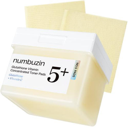 Numbuzin No.5 Glutathione Vitamin Concentrated Toner Pad - 70 Pads