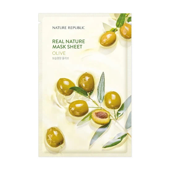 Nature Republic - Real Nature Sheet Mask Olive 23ml