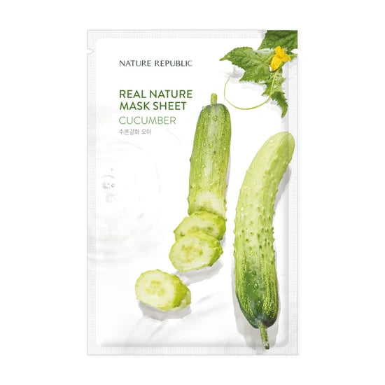 Nature Republic - Real Nature Sheet Mask Cucumber - 23ml