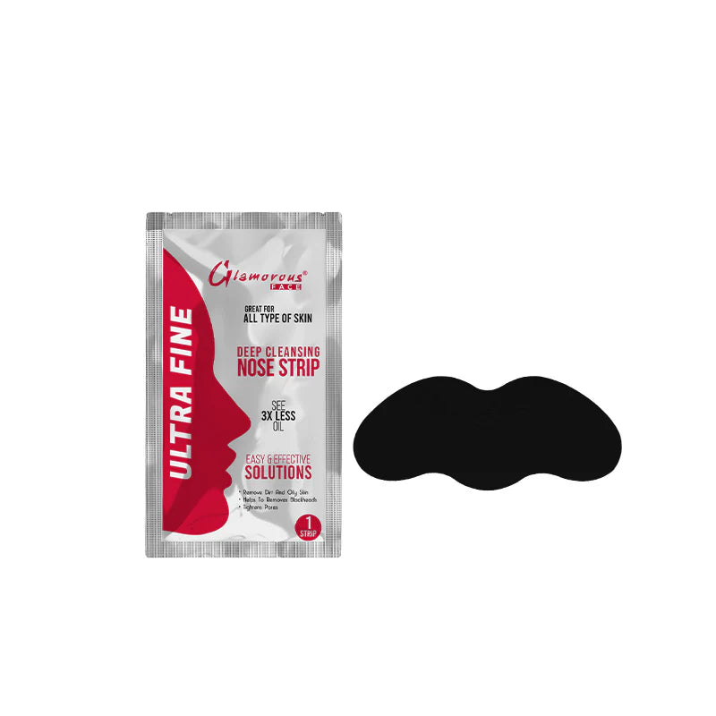 Glamorous Face - Ultra Fine Deep Cleansing Nose Strips (6 Strips) - Charcoal