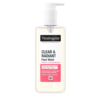 Neutrogena Facial Wash Fresh & Clear With Pink Grapefruit Pump 200M (Co)