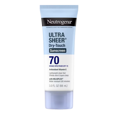 Neutrogena Ultra Sheer Dry Touch Sunscreen SPF70 88ML