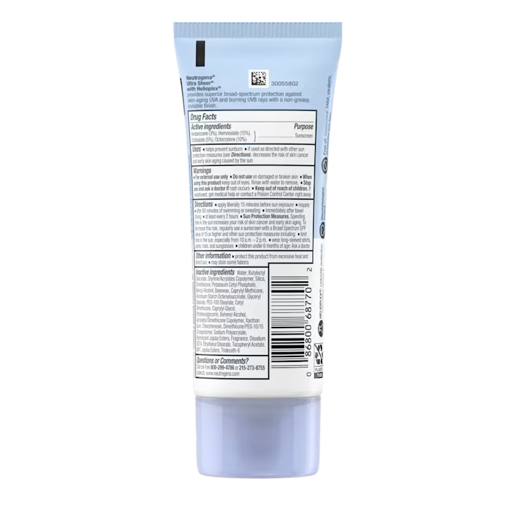 Neutrogena Ultra Sheer Dry Touch Sunscreen SPF70 88ML