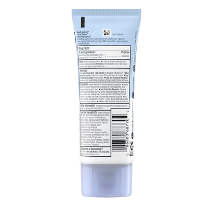Neutrogena Ultra Sheer Dry Touch Sunscreen SPF70 88ML
